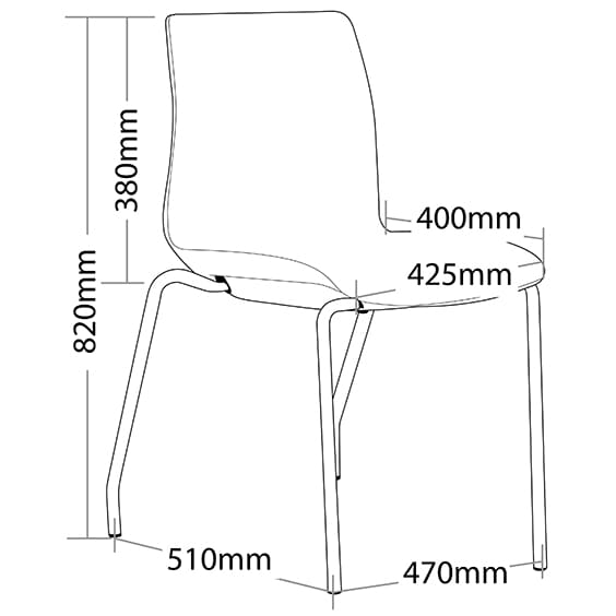 Pod Stackable Hospitality Chair